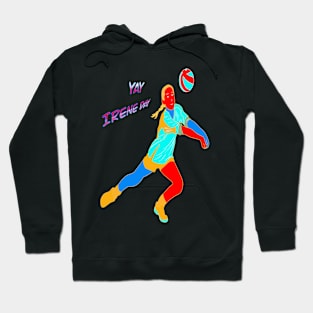 YAY IRENE DAY NEON GIRL VOLLEYBALL PLAYER Hoodie